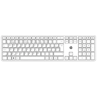 HP 230 klávesnice a myš/bezdrátová/white GER
