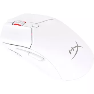 HP HyperX Pulsefire Haste 2 Mini/Herní/Optická/Pro praváky/26 000 DPI/Drátová+bezdrátová/Bílá