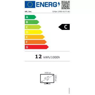 HP/524pn/23,8"/IPS/FHD/100Hz/5ms/Blck-Slvr/3R