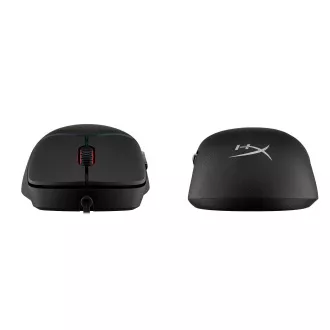 HP HyperX Pulsefire Saga/Herní/Optická/Pro praváky/26 000 DPI/Drátové USB-A/Černá