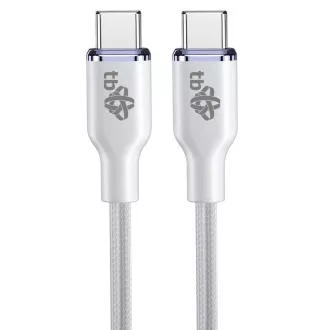 TB USB C - USB C 60W Glamour kabel 1,5m bílý