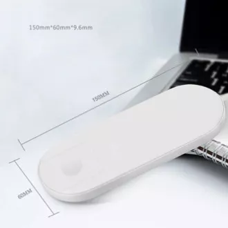 2v1 bezdrátová nabíječka, pro telefon a Apple Watch, bílá, 5V, 10W, Qi