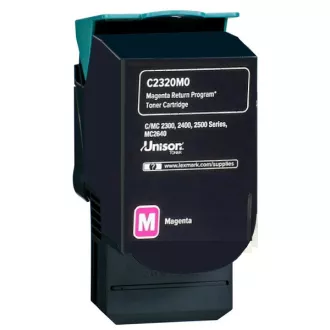 Lexmark C2320M0 - toner, magenta (purpurový)