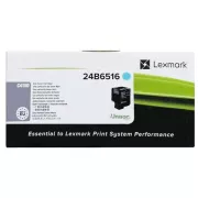Lexmark 24B6516 - toner, cyan (azurový)