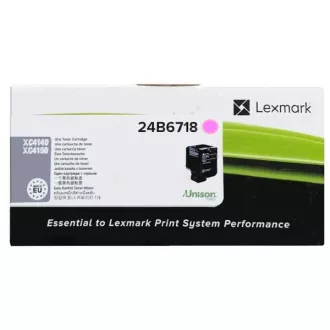 Lexmark 24B6718 - toner, magenta (purpurový)