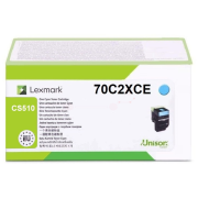 Lexmark 70C2XCE - toner, cyan (azurový)