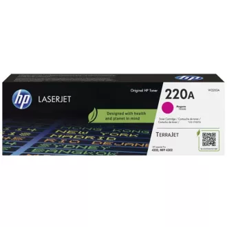 HP 220A (W2203A) - toner, magenta (purpurový) HP 220A (W2203A) - toner, magenta (purpurový)