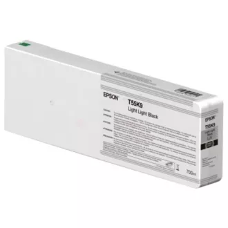 Epson C13T55K900 - cartridge, light light black (světle světle černá)