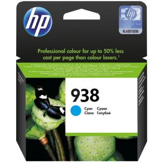HP 938 (4S6X5PE) - cartridge, cyan (azurová) HP 938 (4S6X5PE) - cartridge, cyan (azurová)