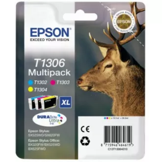 Epson T1306 (C13T13064022) - cartridge, color (barevná)