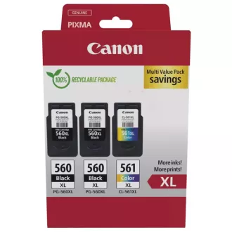 Canon PG-560-XL (3712C009) - cartridge, black + color (černá + barevná) Canon PG-560-XL (3712C009) - cartridge, black + color (černá + barevná)