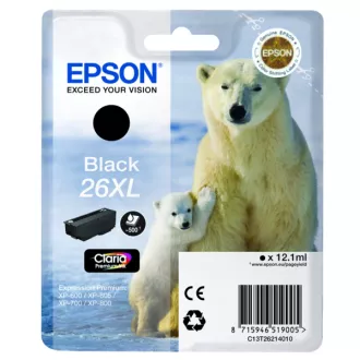 Epson T2621 (C13T26214022) - cartridge, black (černá) Epson T2621 (C13T26214022) - cartridge, black (černá)