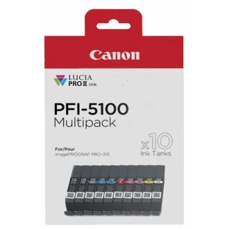 Canon PFI-5100 (6951C009) - cartridge, color (barevná) Canon PFI-5100 (6951C009) - cartridge, color (barevná)
