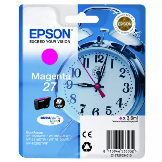Epson T2703 (C13T27034022) - cartridge, magenta (purpurová) Epson T2703 (C13T27034022) - cartridge, magenta (purpurová)