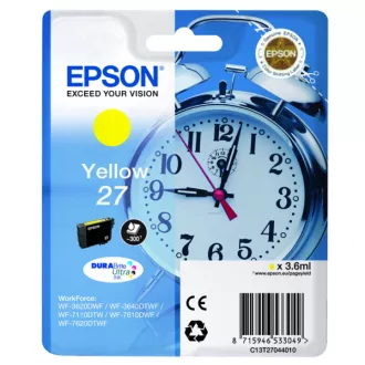 Epson T2704 (C13T27044022) - cartridge, yellow (žlutá) Epson T2704 (C13T27044022) - cartridge, yellow (žlutá)