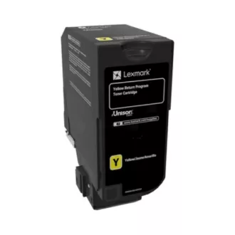 Lexmark 74C2HY0 - toner, yellow (žlutý) Lexmark 74C2HY0 - toner, yellow (žlutý)