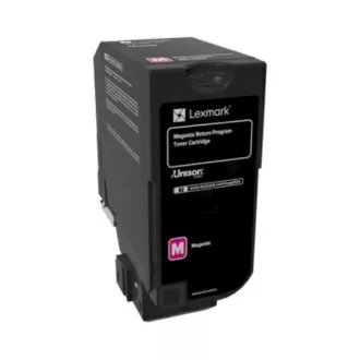 Lexmark 74C20ME - toner, magenta (purpurový)