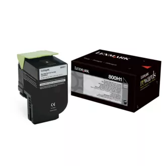 Lexmark 80C0H10 - toner, black (černý) Lexmark 80C0H10 - toner, black (černý)