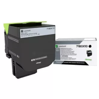 Lexmark 71B0X10 - toner, black (černý) Lexmark 71B0X10 - toner, black (černý)