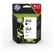 HP 303 (3YM92AE#301) - cartridge, black + color (černá + barevná)