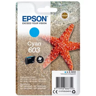Epson C13T03U24020 - cartridge, cyan (azurová)