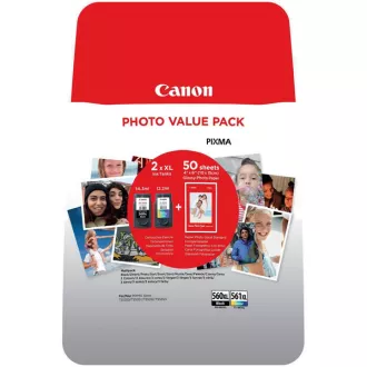 Canon PG-560-XL (3712C008) - cartridge, black + color (černá + barevná) multipack Canon PG-560-XL (3712C008) - cartridge, black + color (černá + barevná) multipack