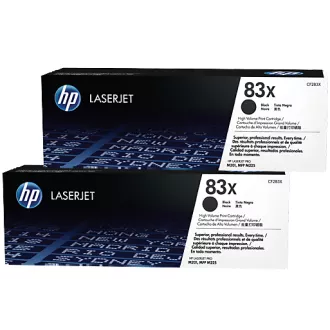 HP 83X (CF283XD) - toner, black (černý) HP 83X (CF283XD) - toner, black (černý)