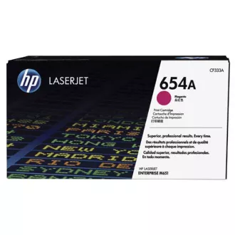 HP 654A (CF333A) - toner, magenta (purpurový)