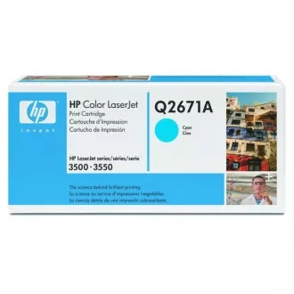 HP 309A (Q2671A) - toner, cyan (azurový)