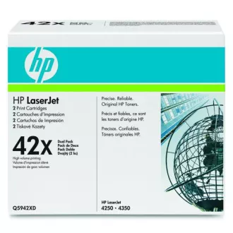 HP 42X (Q5942XD) - toner, black (černý) 2ks