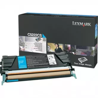 Lexmark C5222CS - toner, cyan (azurový)