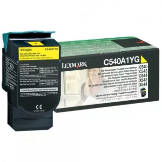 Lexmark C540A1YG - toner, yellow (žlutý) Lexmark C540A1YG - toner, yellow (žlutý)