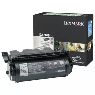 Lexmark 12A7468 - toner, black (černý)