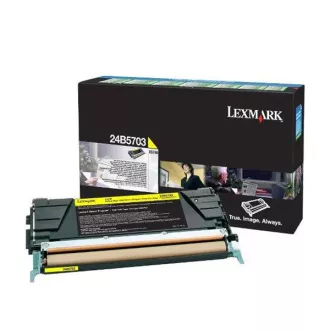 Lexmark 24B5703 - toner, yellow (žlutý)