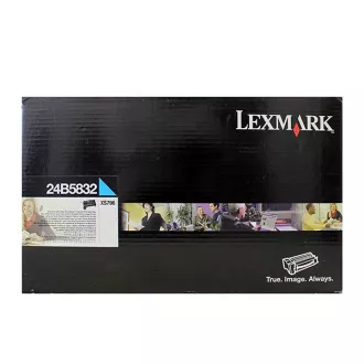 Lexmark 24B5832 - toner, cyan (azurový)