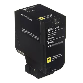 Lexmark 74C0H40 - toner, yellow (žlutý) Lexmark 74C0H40 - toner, yellow (žlutý)