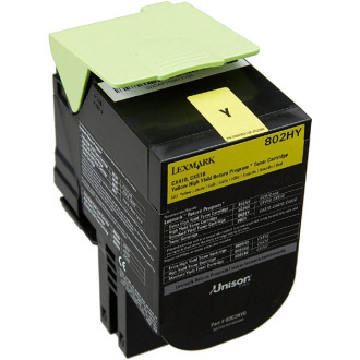 Lexmark 80C0H40 - toner, yellow (žlutý)