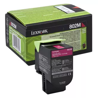 Lexmark 80C0S20 - toner, cyan (azurový)