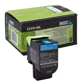 Lexmark 80C20C0 - toner, cyan (azurový)