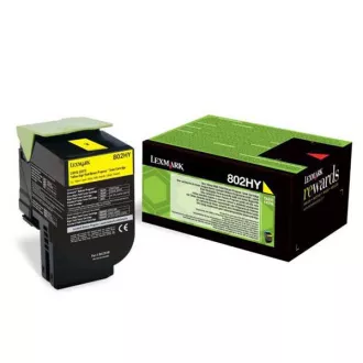 Lexmark 80C2HY0 - toner, yellow (žlutý) Lexmark 80C2HY0 - toner, yellow (žlutý)
