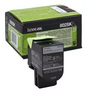 Lexmark 802S (80C2SK0) - toner, black (černý)