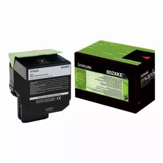 Lexmark 80C2XKE - toner, black (černý)