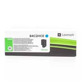 Lexmark 84C2HCE - toner, cyan (azurový)
