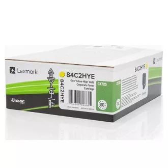 Lexmark 84C2HYE - toner, yellow (žlutý)