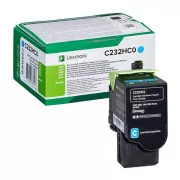 Lexmark C232HC0 - toner, cyan (azurový)