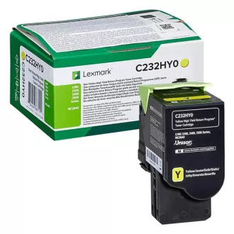 Lexmark C232HY0 - toner, yellow (žlutý)
