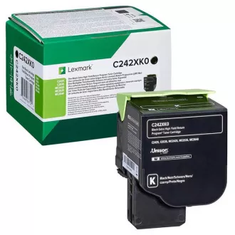 Lexmark C242XK0 - toner, black (černý)
