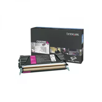 Lexmark C5202MS - toner, magenta (purpurový)