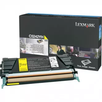 Lexmark C5242YH - toner, yellow (žlutý)