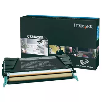 Lexmark C734A2KG - toner, black (černý) Lexmark C734A2KG - toner, black (černý)
